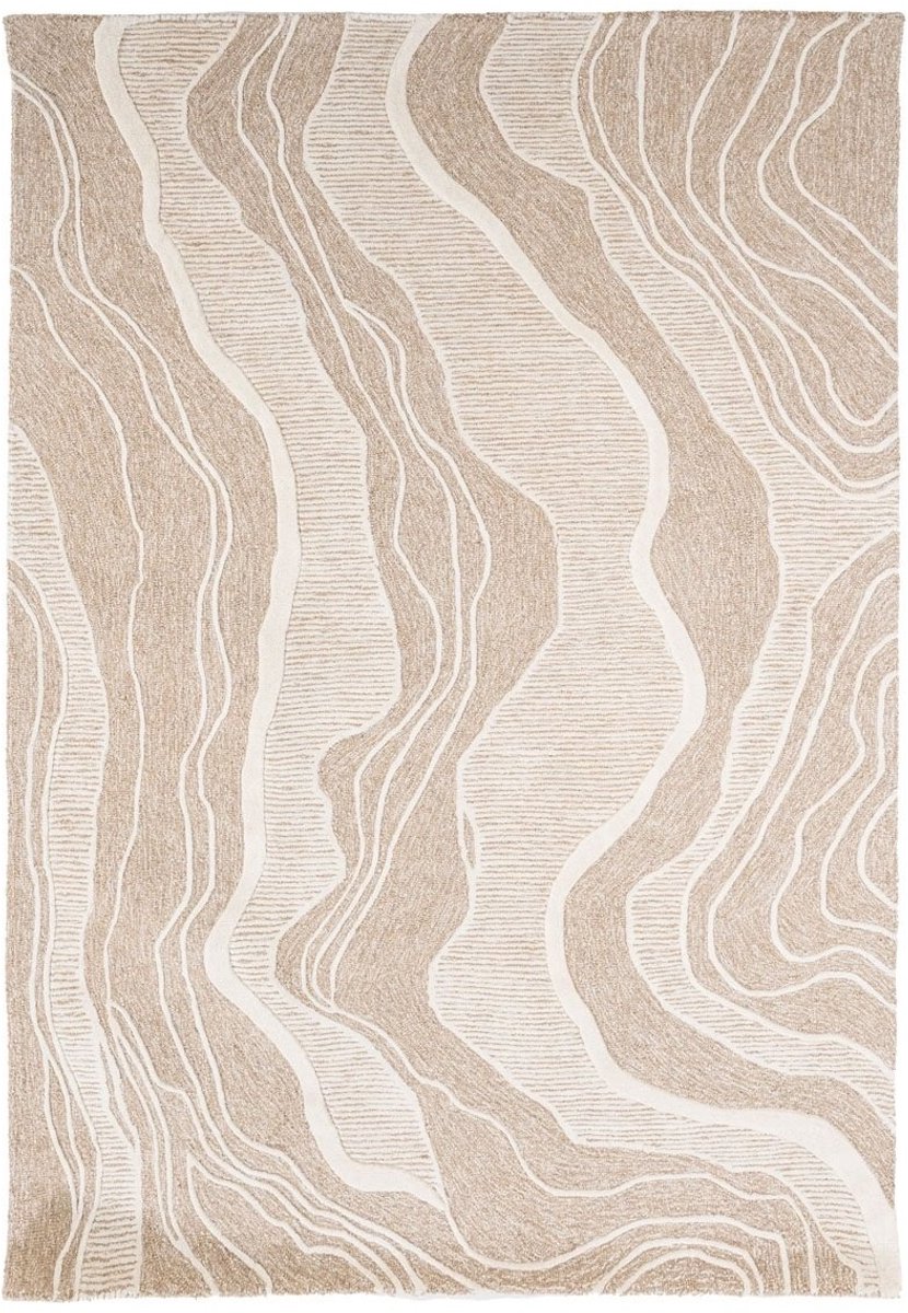 Vloerkleed Soil 190x290cm - beige | BY-BOO