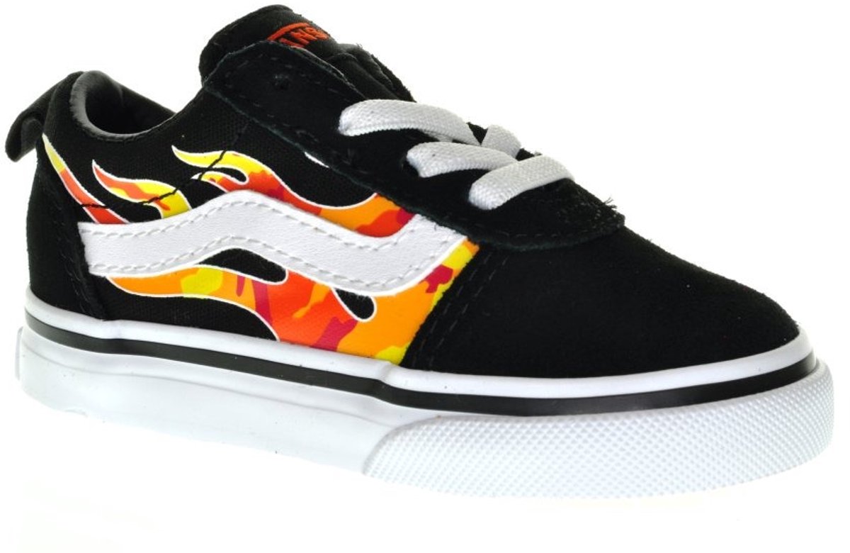 Vans Ward Slipon Flame Camo Zwart
