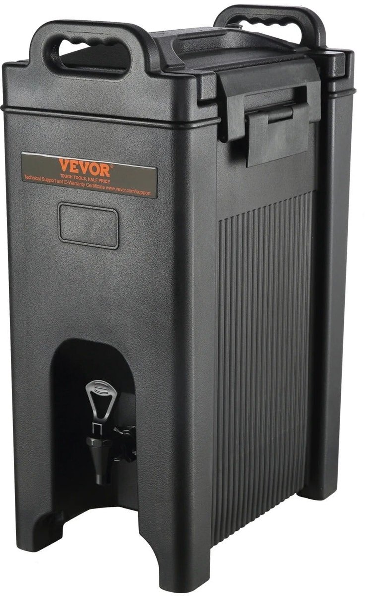 Dispenser - Drankdispenser - Thermische Drankdispenser - Geïsoleerde Dispenser - Feestdispenser - 5 gallon - Zwart