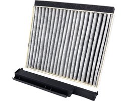 Multaparts® koolstof filter afzuigkap 21,7 x 21,7 x 2,5 cm | Filtercassette met actief kool om geurtjes tegen te gaan | Past in veel merken | Alternatief voor Bosch / Neff / Siemens 17006795
