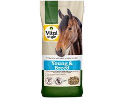 VITALstyle Muesli Young & Breed - Paarden Supplementen - 15 kg