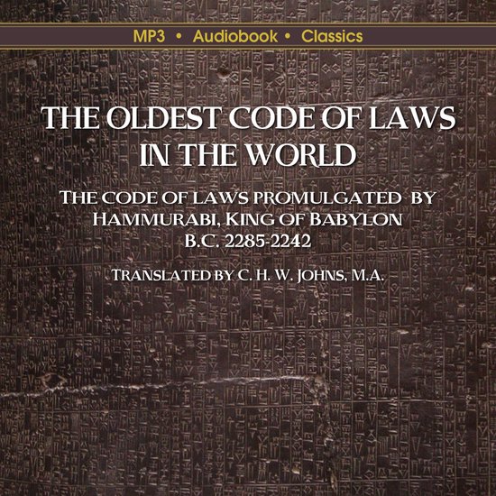 The Oldest Code of Laws in the World - cover