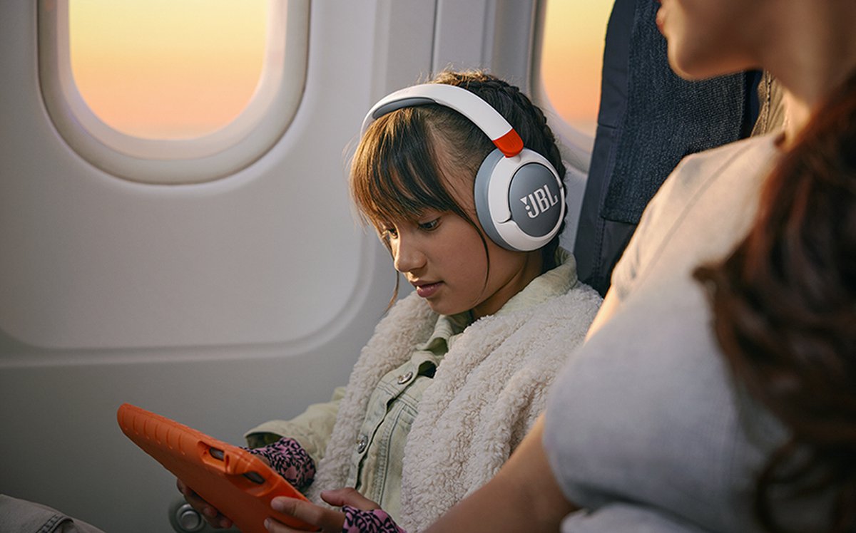 JBL Junior 470NC Draadloze Kinderkoptelefoon Wit - afbeelding 3