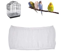 Verstelbare Zaadopvanger - Omtrek 200-230 CM - Zaadopvanger - Voor Om Vogelkooi - Vogelzaad Opvang - Voer Opvanger - Bescherming tegen voer, stof en bodembedekking - Voor Parkiet, Valkparkiet, Papegaai, Netbescherming - Hygiene - Zaad opvanger