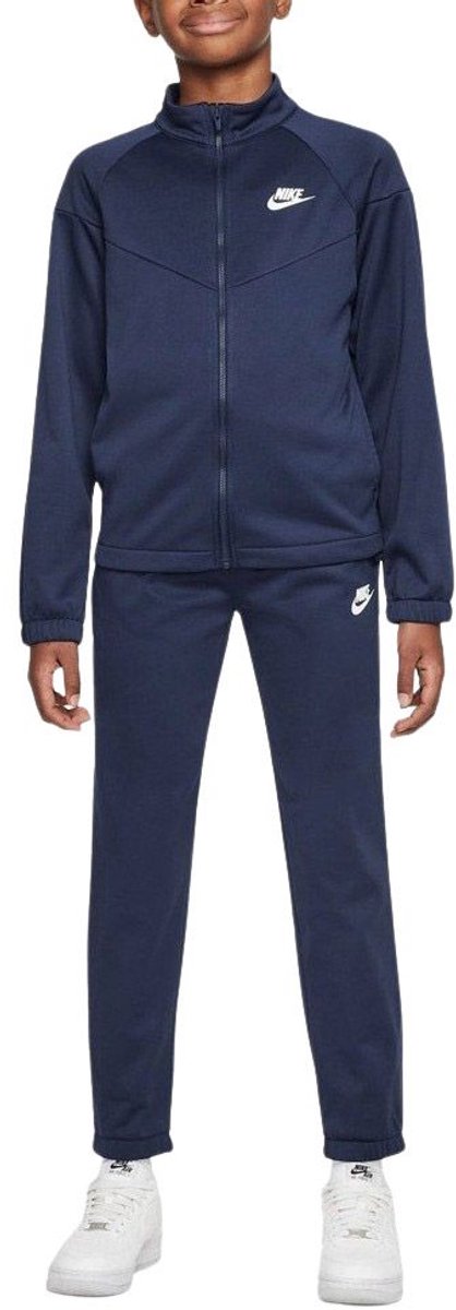 Nike Sportswear Dri-FIT Trainingspak Junior Blauw