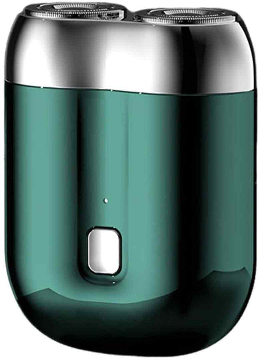 longziming -Mini Elektrisch Scheerapparaat voor Mannen – Draagbare Baardtrimmer met USB-C Opladen, IPX7 Waterdicht, Nat & Droog Scheren, Snelle Oplaadtijd, Compact Ontwerp voor Thuis, Auto & Reizen (Groen)