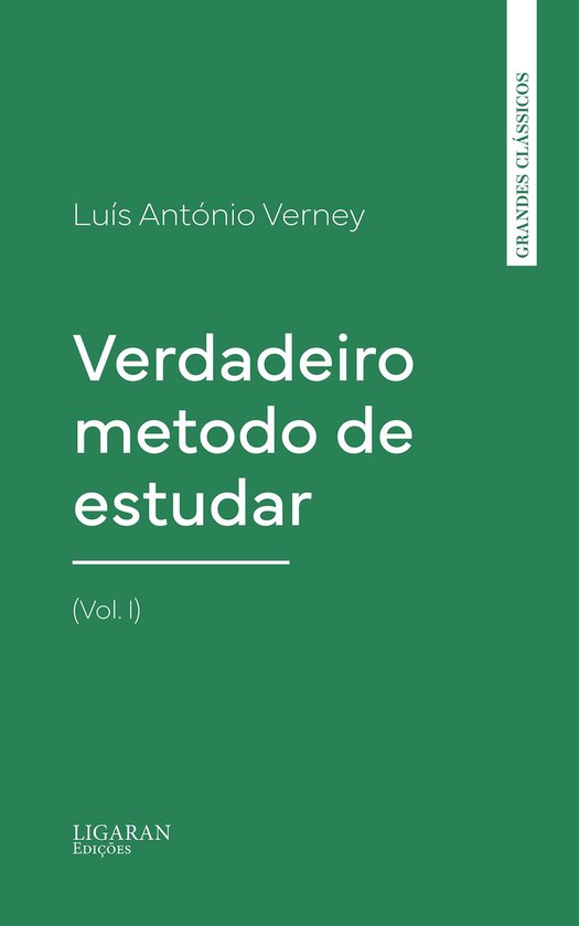 Verdadeiro metodo de estudar (Vol. I) - cover