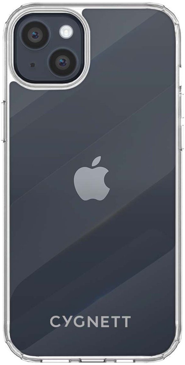 Cygnett, AeroShield-hoesje Geschikt voor Apple iPhone 14 Plus, Transparant