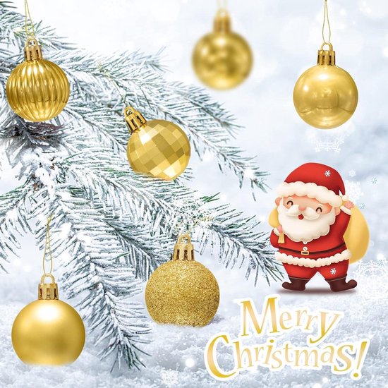 Kerstballen Set Kerstboom Decoratie Bal 70-delige Kerstbalornamentset Plastic Onbreekbaar Kerstboom Hangende Decoraties Voor Thuisfeestdecor Kerstballen Kerstboomballen (Color : C