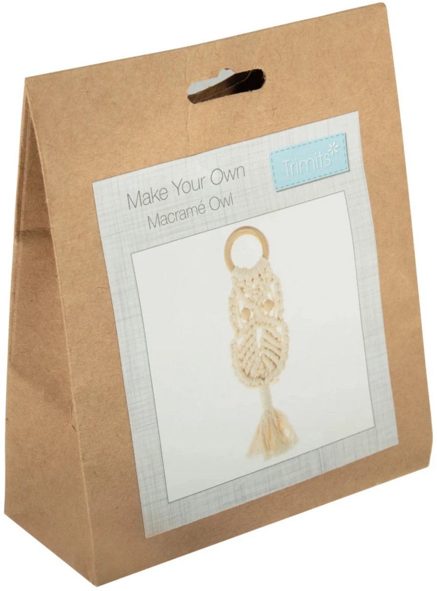 trimits Macramé Kit: Owl