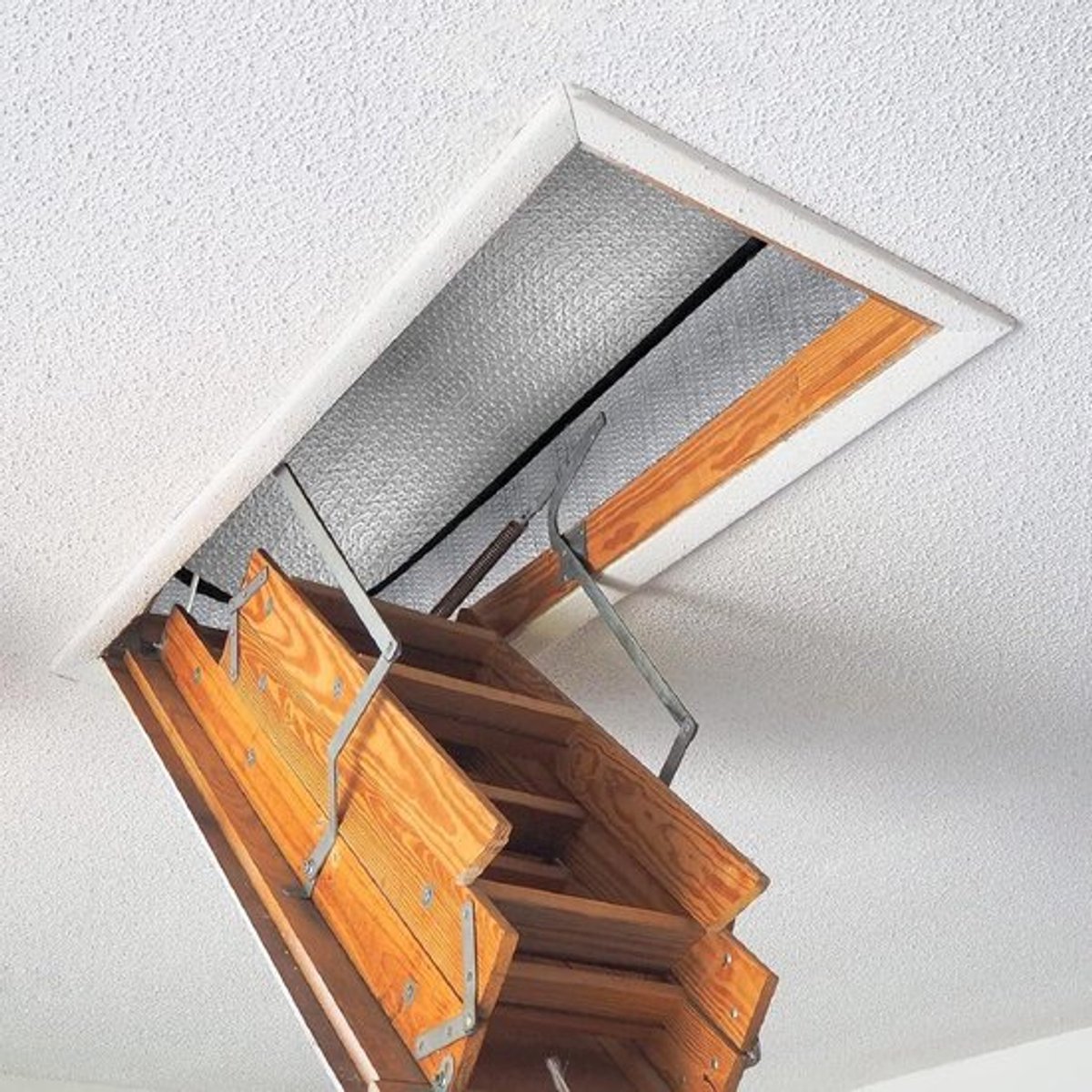 Isolatiehoes voor Zoldertrap 264 X 551 Brandwerend - Zolderafdekking Trapisolator met Rits - Extra Dikke Isolatietas Energiebesparend voor Neerklapbare Trappen