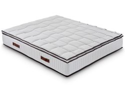 iLoveSleep - Matras ROYAL 140x190 Pocketvering Matras - Dikte 27 cm - 3 cm traagschuim - Verwijderbaar
