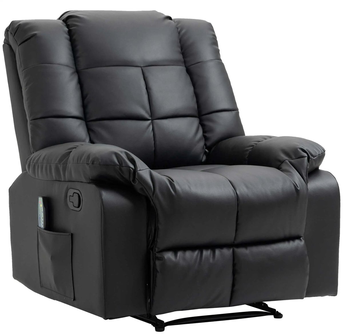 Massagestoel - Relaxfauteuil - Zetel - 1 persoons - Met armleuning - Zeer comfortabel - Elektrisch - Zwart