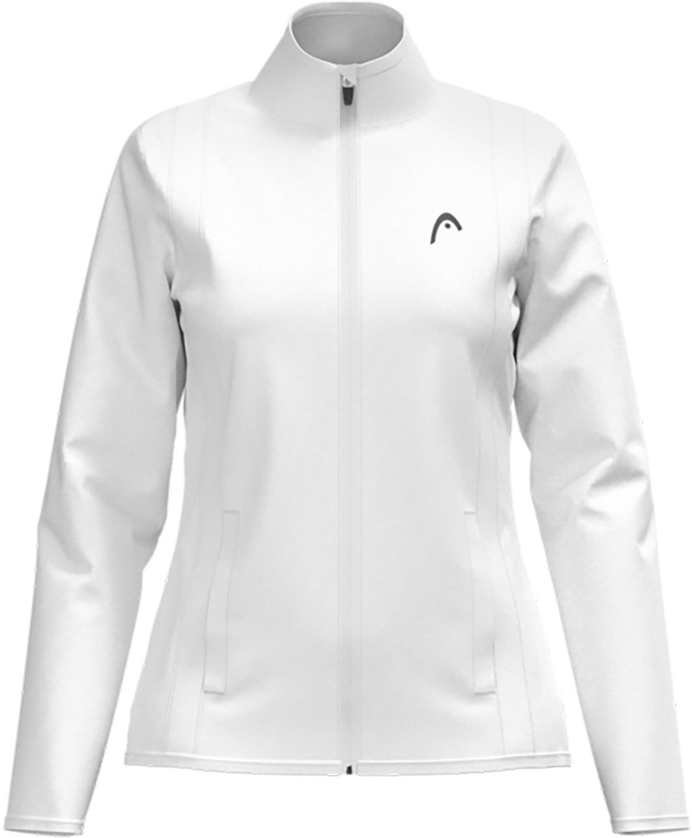 Tennisvest HEAD Women Club 25 Jacket -S Whitekleur