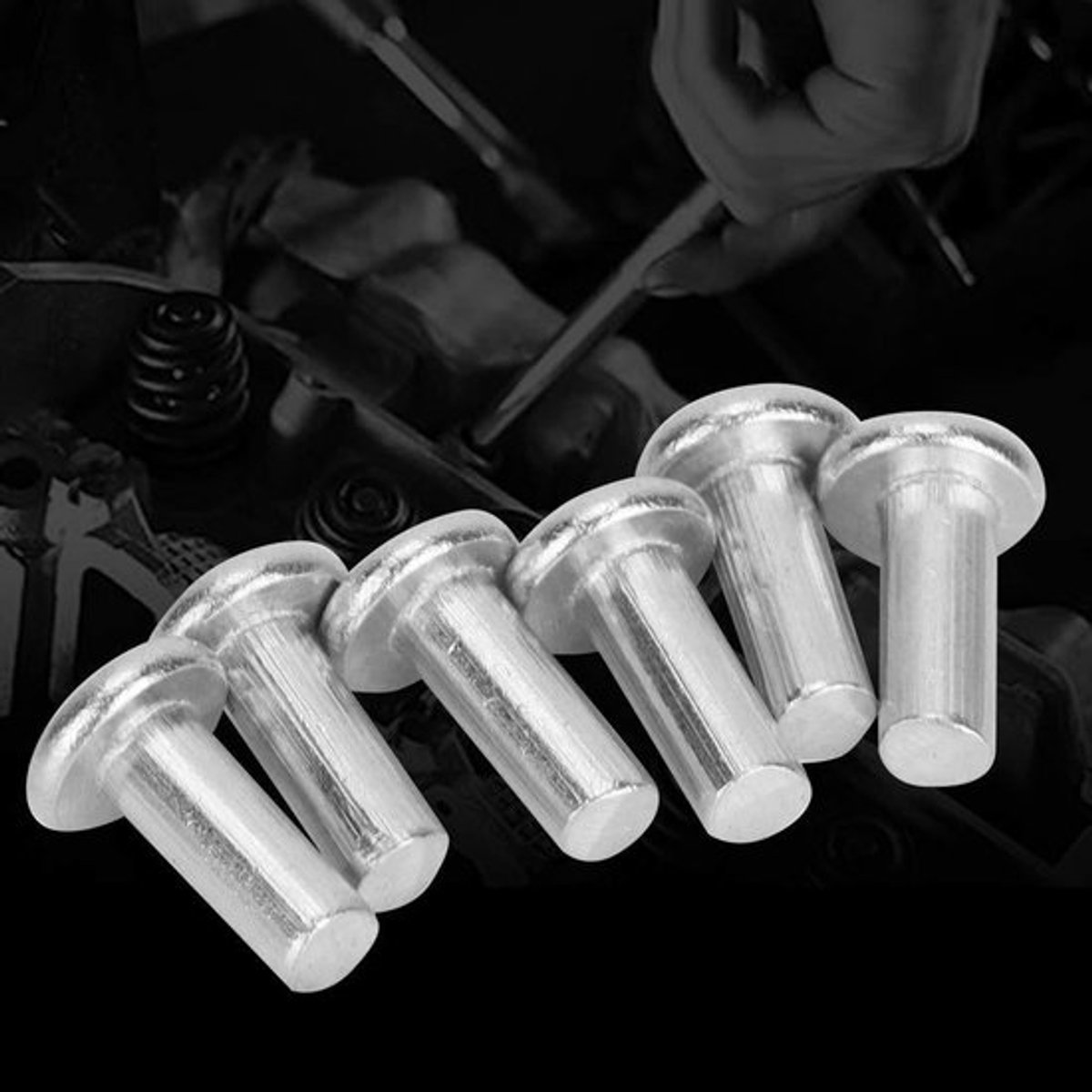 100pcs GB867 M4 Aluminium Rivetten - Platte Kop - Vervanging voor Aluminium Rivetten (M4*10)