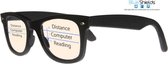 BlueShields by Icon Eyewear TAB300 City Multifocale Computerbril +2.00 - Zwart