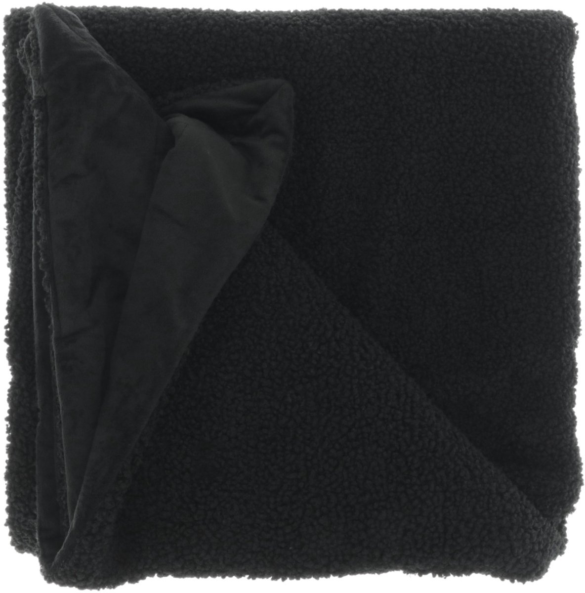 Unique Living Plaid Romie 150x200cm black