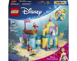 LEGO® ǀ Disney Princess Ariëls Magische Minipaleis - De Kleine Zeemeermin Speelset - Bouwbaar Speelgoedkasteel - 3 Personages - Cadeautip voor Kinderen Vanaf 5 Jaar - 43285
