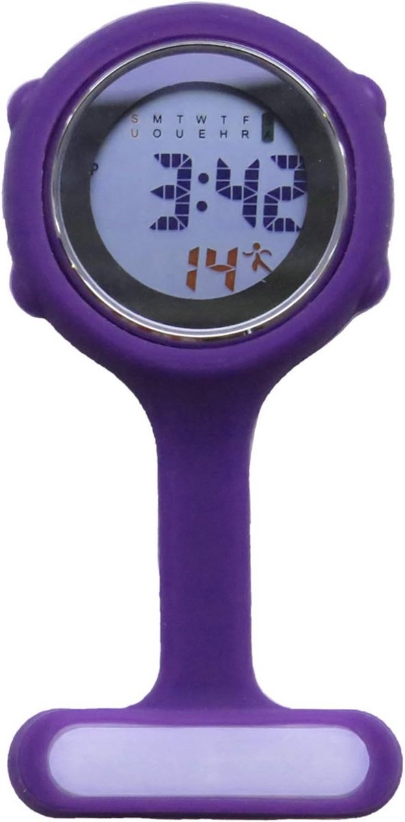 Digitale Fobhorloge met Alarmsysteem - Hygiënisch Siliconen Ontwerp voor Zorgprofessionals