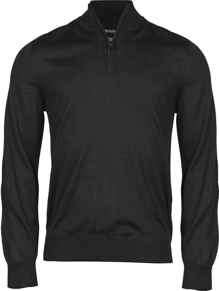 Tee Jays - Men's Half Zip - Black - S