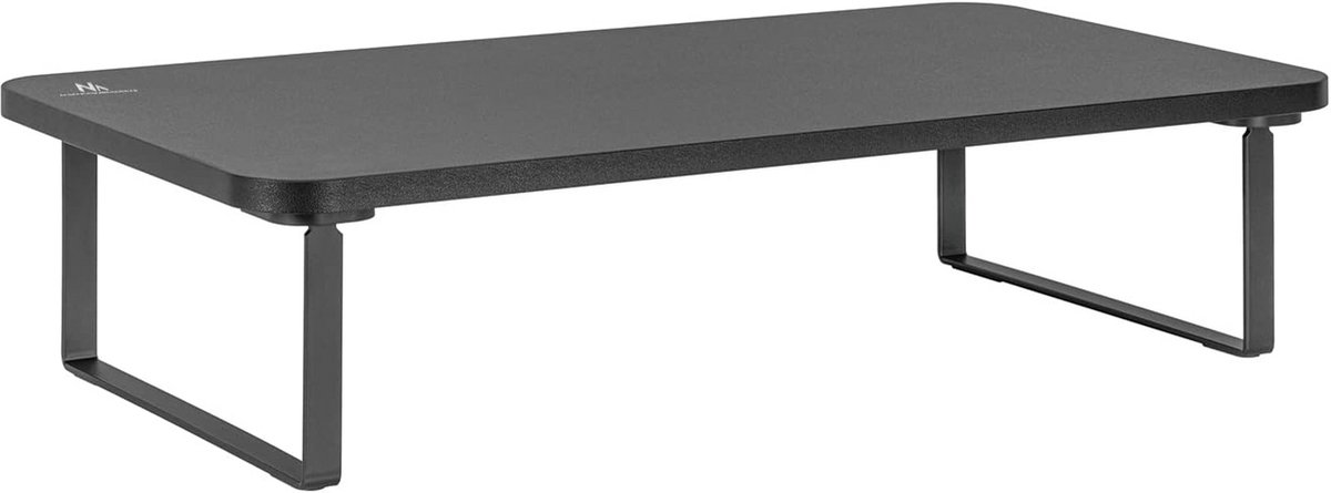 Monitorstandaard en Laptopstandaard 13-32 inch - Verstelbare Tafelstandaard voor Ergonomisch Werken, Stevig Spaanplaat Platform voor Schermverhoging - 20 kg Max, 50 x 26 x 12,2 cm