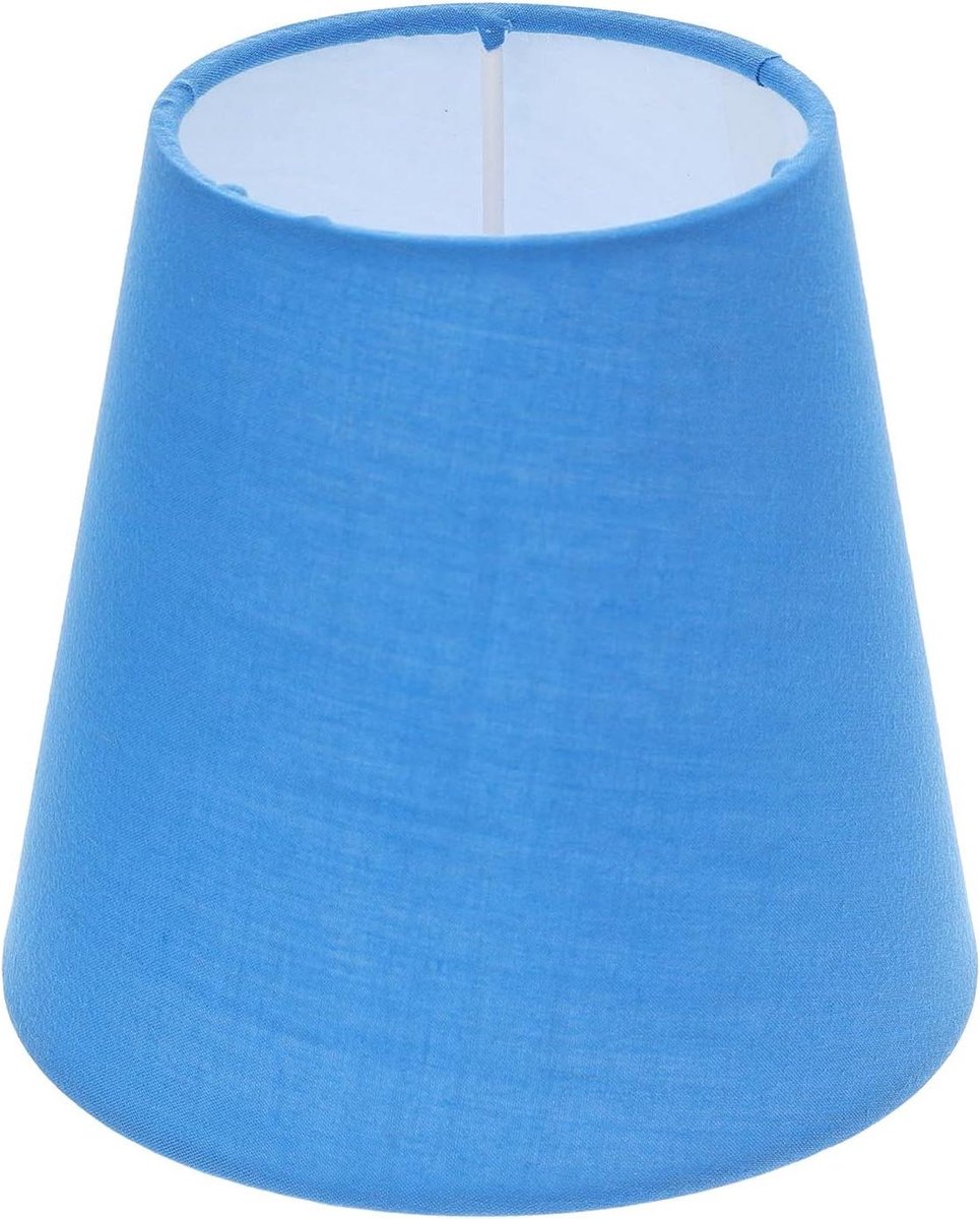 Ronte - Stoffen Lampenkap in Blauw voor Verschillende Lampen (E14 Fitting)