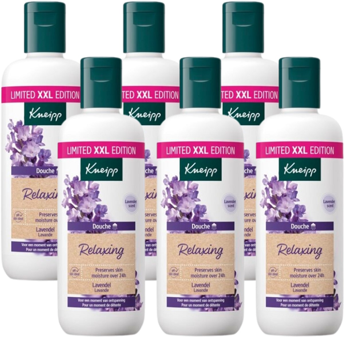 6x Kneipp Douchegel Relaxing XXL (400 ml)