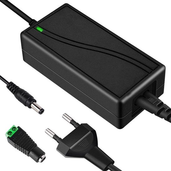 pour Alimentation 12V 5A AC DC LED transformateur 230V vers 12 Volt 60W bloc d'alimentation convertisseur de tension adaptateur transformateur universel - prise Euro