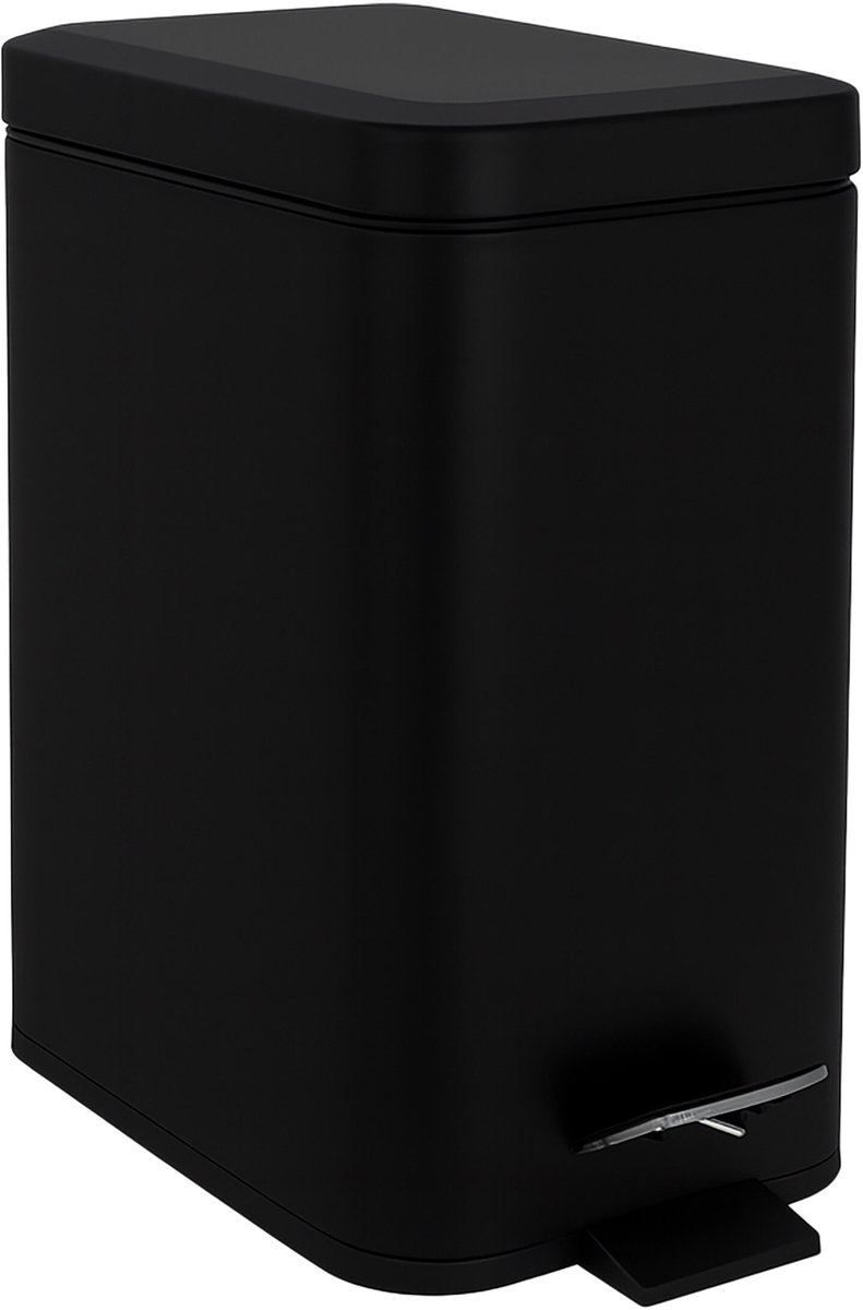 Prullenbak - 5 l - zwart
