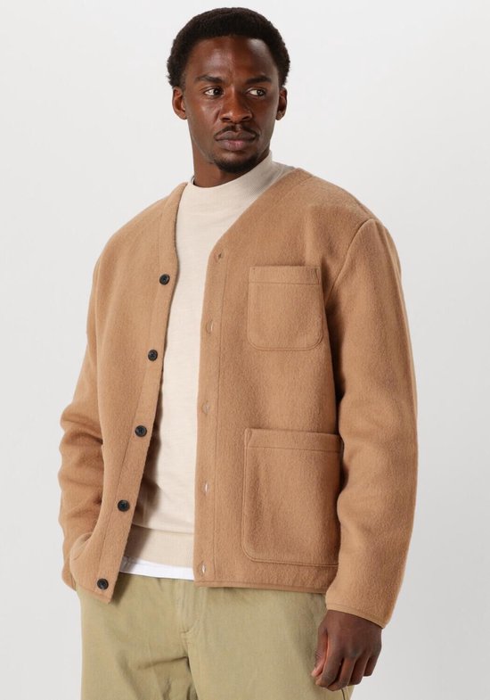 Anerkjendt Aksigurd Surchemises en Wool bouillie Homme - Camel - Taille XL