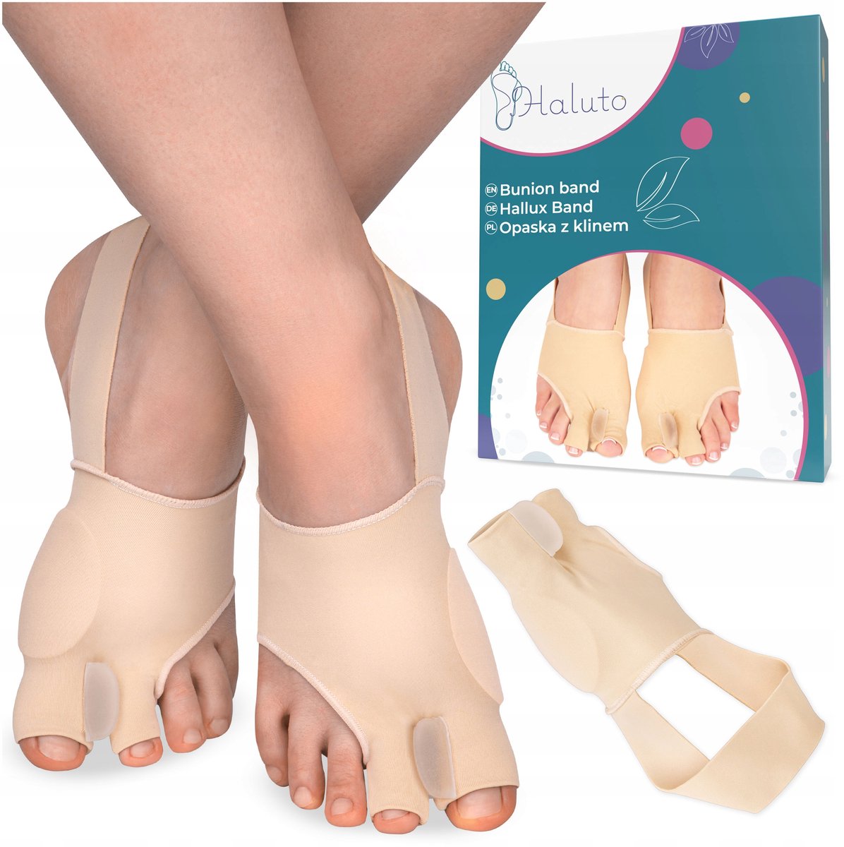 Gel Hallux Valgus Band met Separator - Comfortabele Voetondersteuning