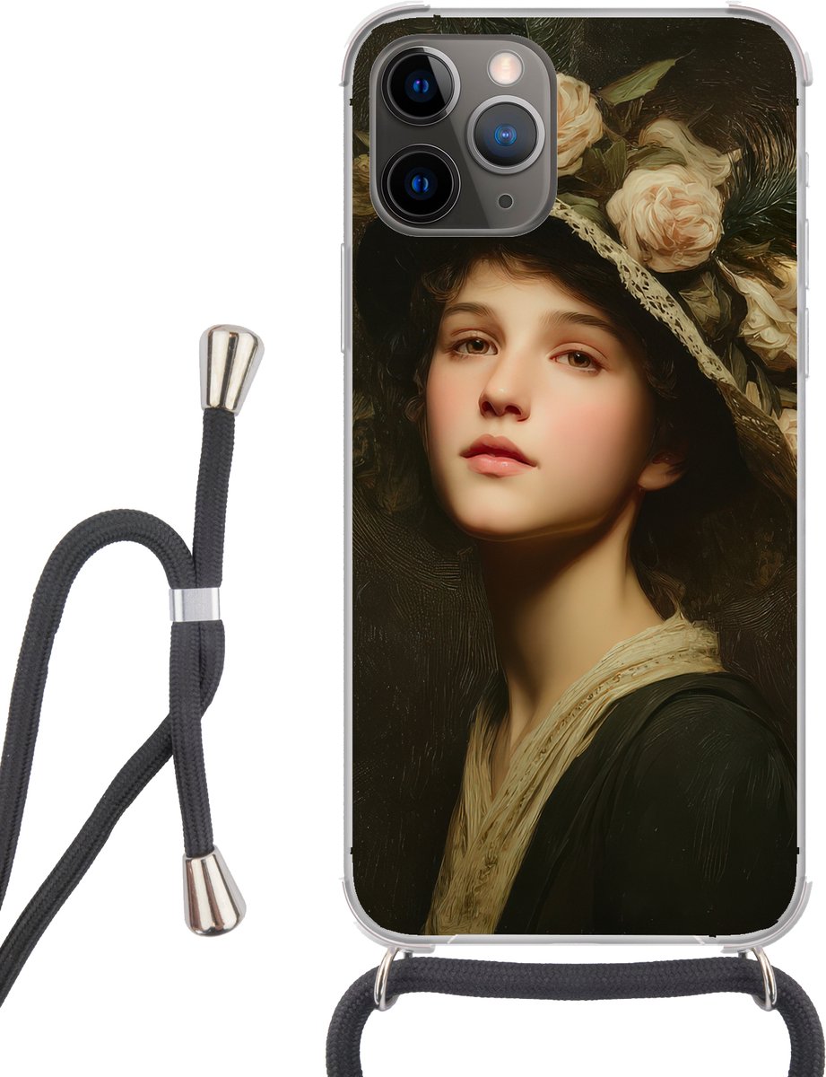 Bloemenhoed - Portret - Vrouw