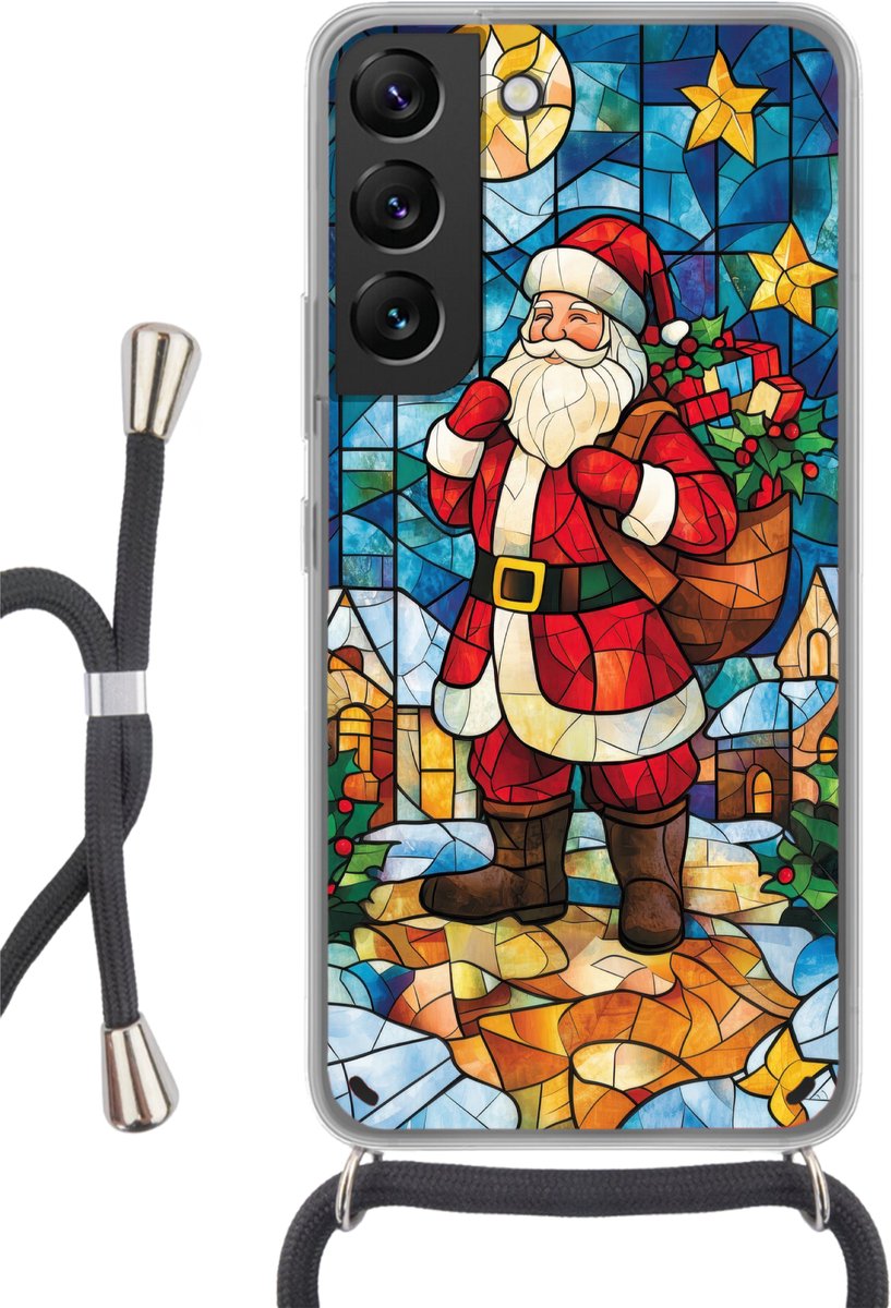 Kerstman - Glas - Kleurrijk