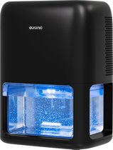 Déshumidificateur Auronic - Déshumidifie 500 ml par jour - Réservoir d'eau de 1,8 L - Salon, bureau, chambre, Chambre de bébé et plus - Déshumidificateur domestique - Zwart