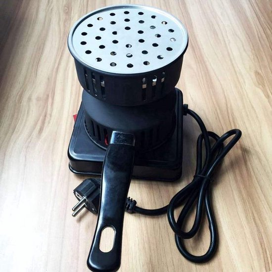 Borvat® Elektrische kolenbrander – Snelstarter voor houtskool – Compact kooktoestel voor BBQ en camping – Snel en veilig aansteken voor BBQ en camping-650W — afbeelding 4