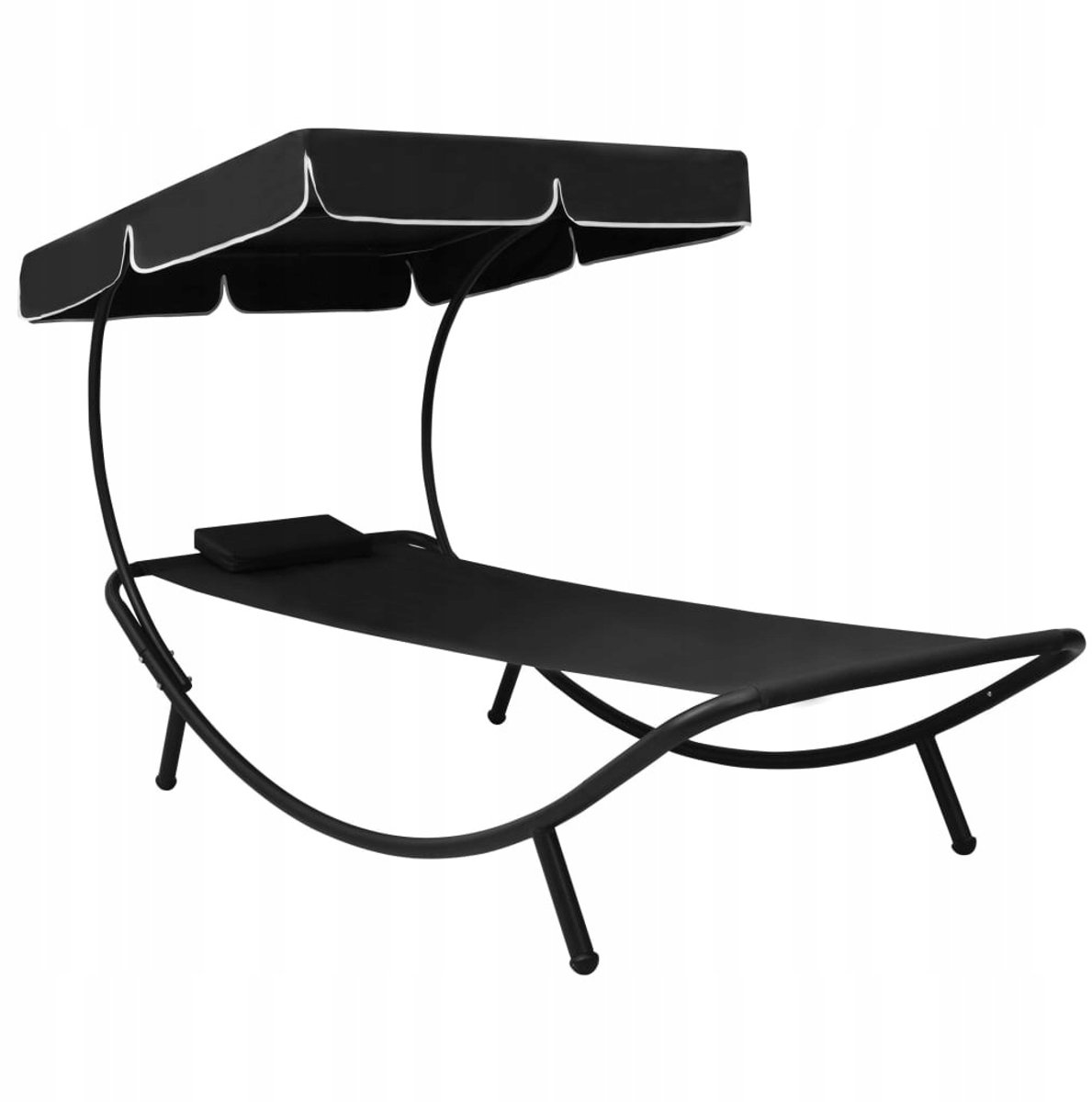 Luxe Tuinligstoel met Luifel - Comfortabel en Weerbestendig