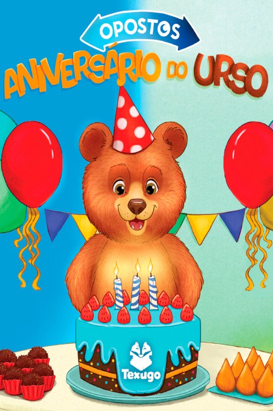 Opostos: Aniversário de urso - cover