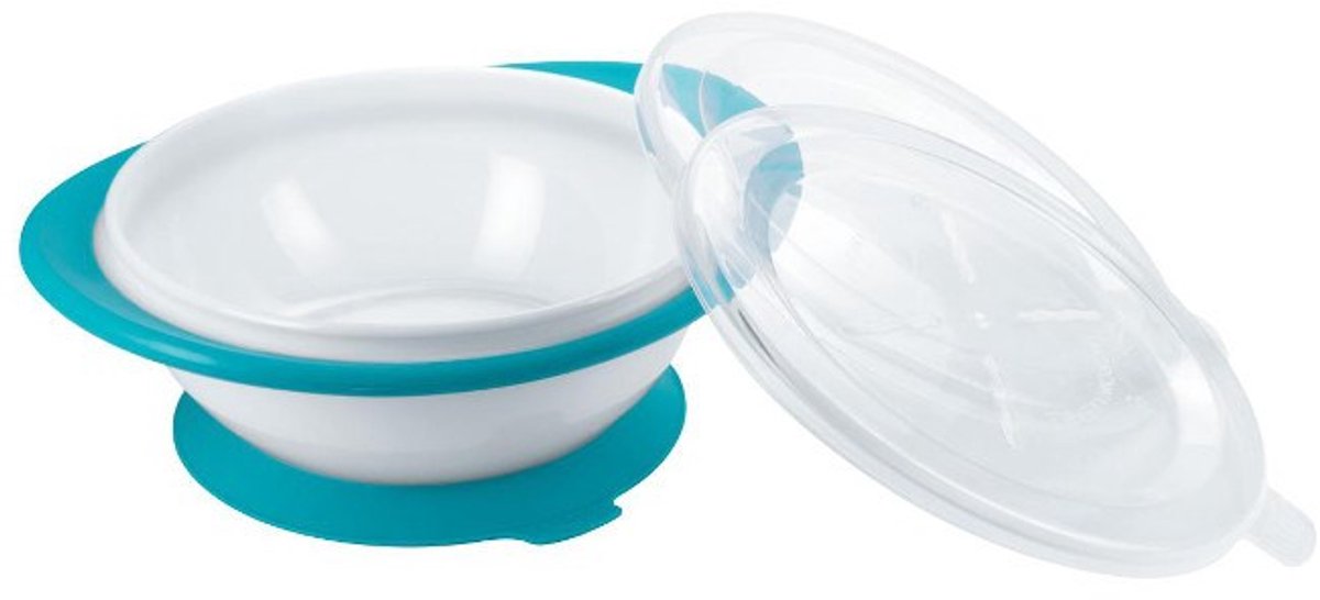 NUK Easy Learning babykom met zuignap paars - Kinderkom