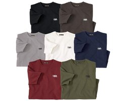 ATLAS FOR MEN - 7-pack T-shirts AtlasĀ® - Heren - Verkrijgbaar in grote maten - XL