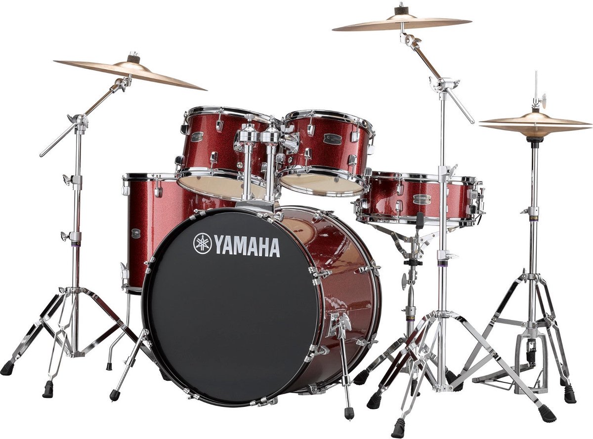 Yamaha RDP2F5 Rydeen – 5‑delig Drumstel (Burgundy Glitter)