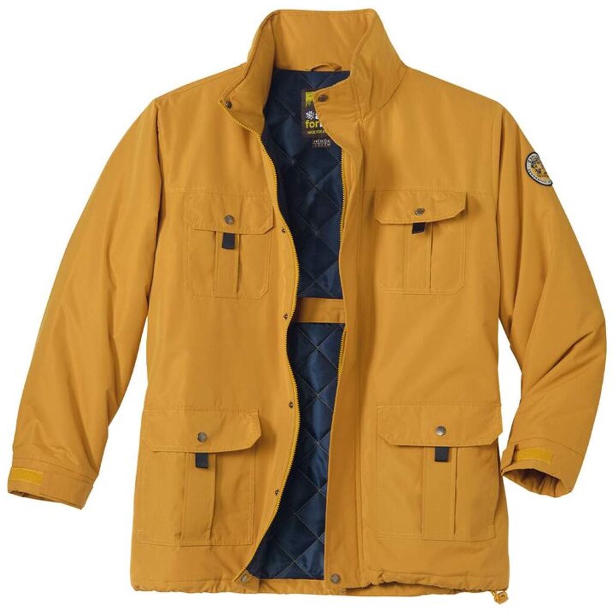 ATLAS FOR MEN - Parka van microvezel met veel zakken - Heren - Verkrijgbaar in grote maten - 5XL
