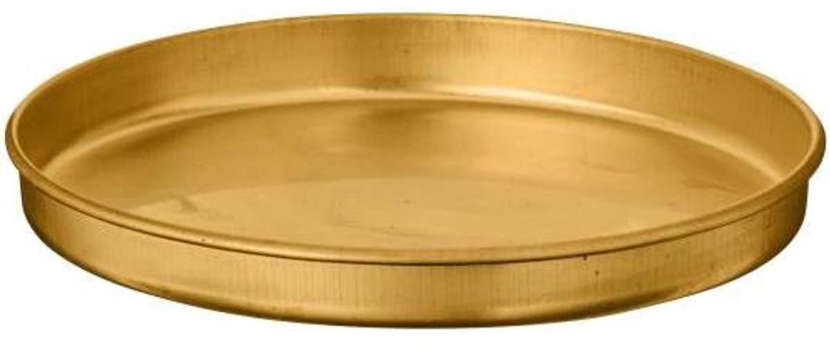 Ib Laursen - Schaaltje Gloria Goudkleurig Messing - 10,5 cm - Kaarsenonderzetter