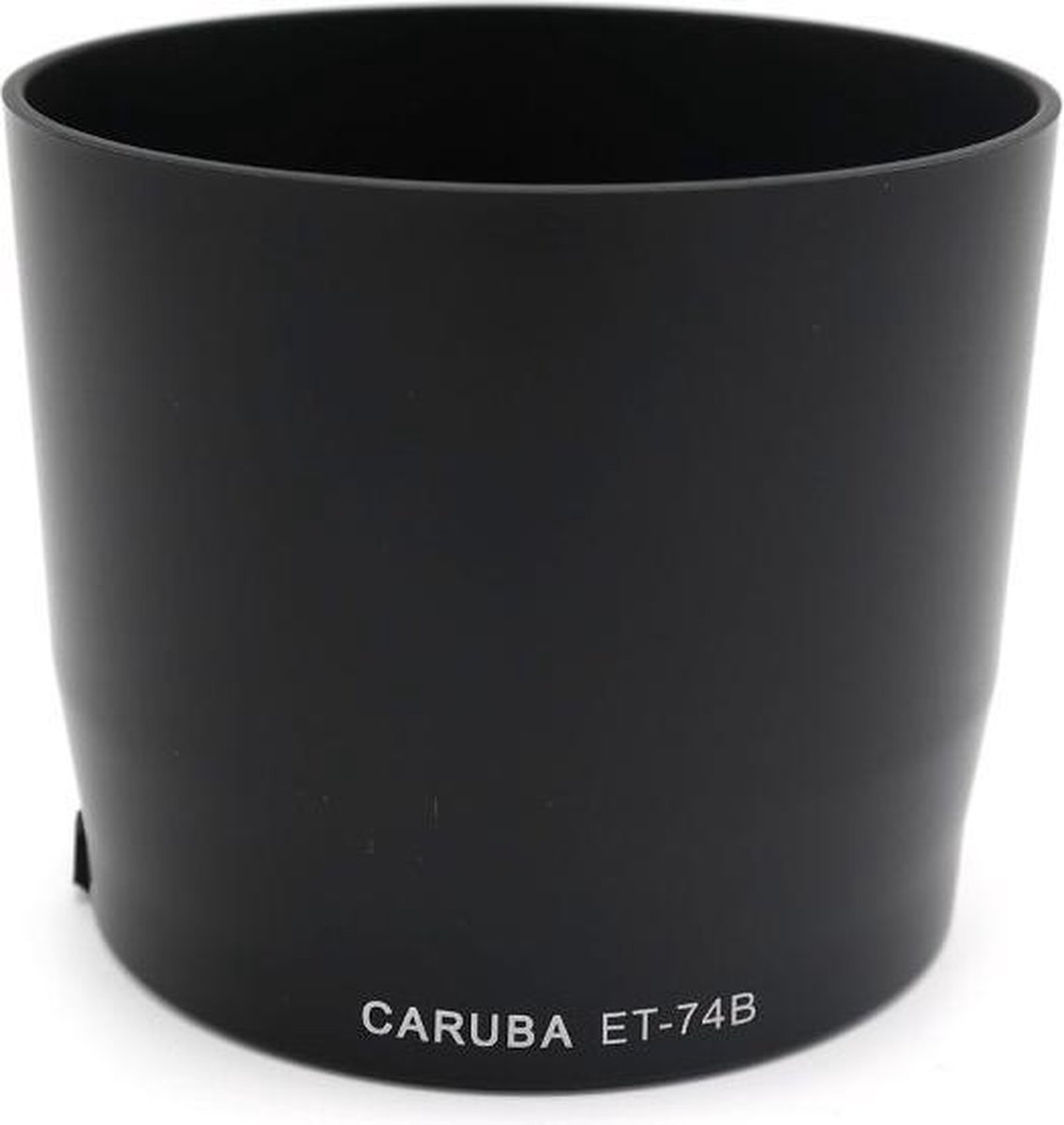 Caruba ET 74B zonnekap voor Canon RF 100-40 / EF 70-300mm f/4-5.6 IS II USM