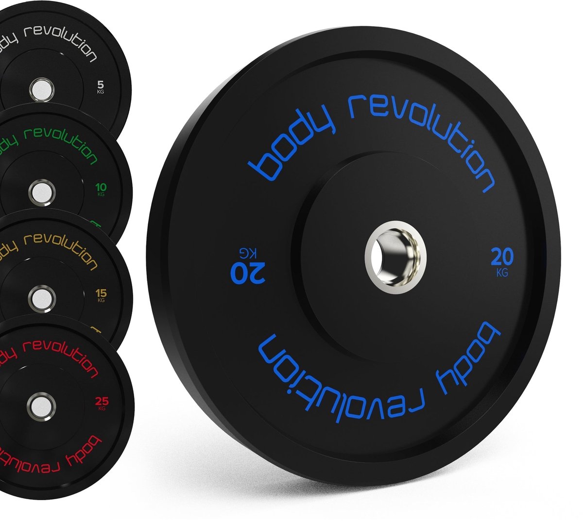 Body Revolution Olympische Schijven 60kg – Rubbercoating