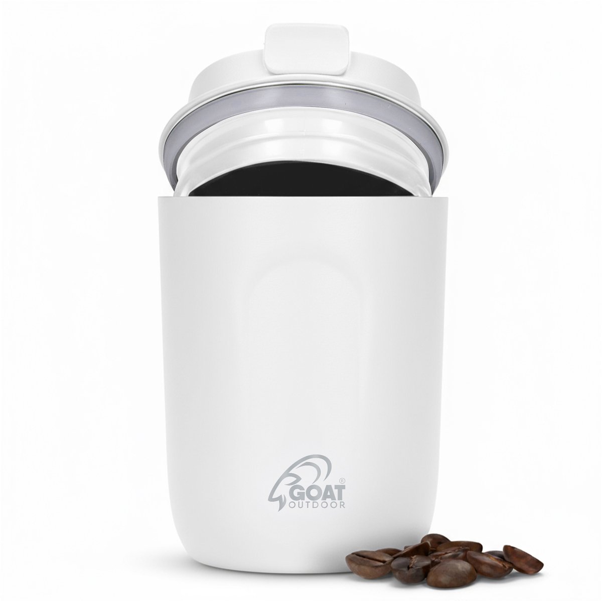 GOAT Outdoor Thermosbeker - Koffiebeker To Go - Travel Mug voor Koffie en Thee - Theebeker - 220 ML - RVS
