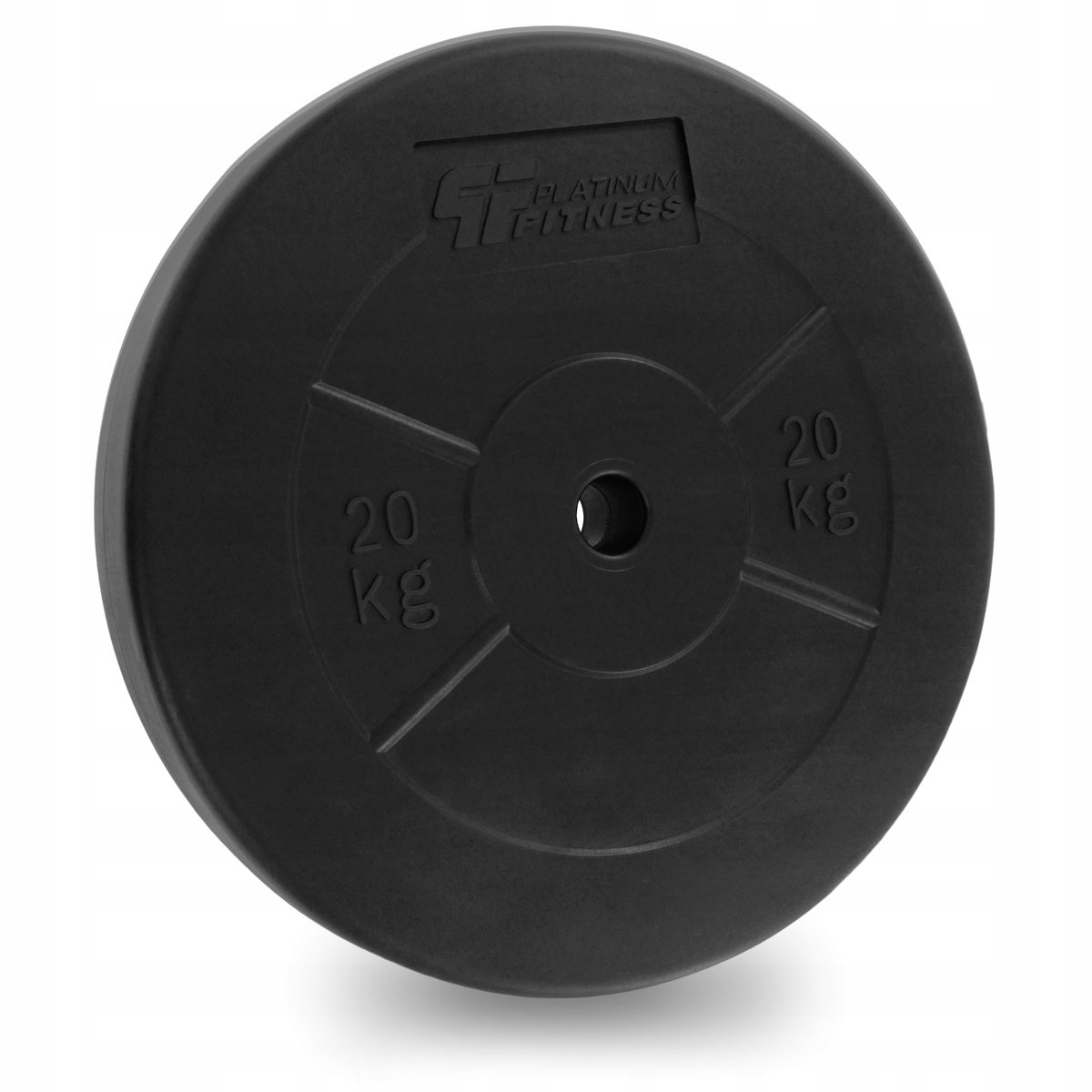Platinum Fitness Bitumen Halteringsschijf - 20kg