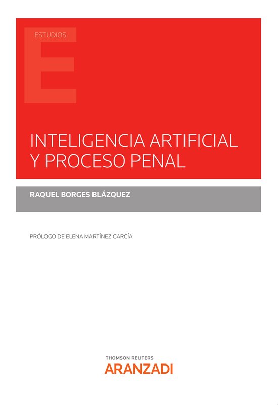 Inteligencia artificial y proceso penal - cover