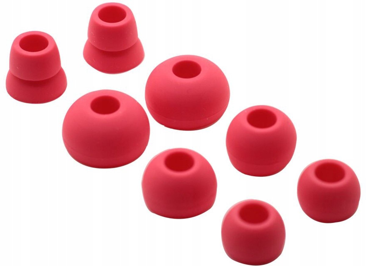 YIVO Premium oordopjes vervanging - 4,5 mm - rood