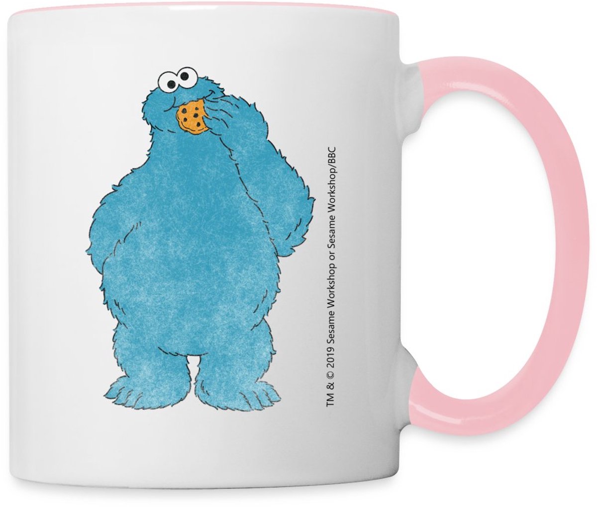 Sesamstraat Cookie Monster Snacken Mok Tweekleurig