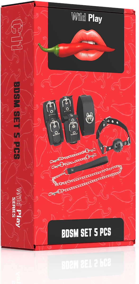 5-delige BDSM Set – Comfortabel & Veelzijdig